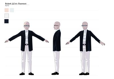 Preview of SVG modelsheet for Allen Emerson.