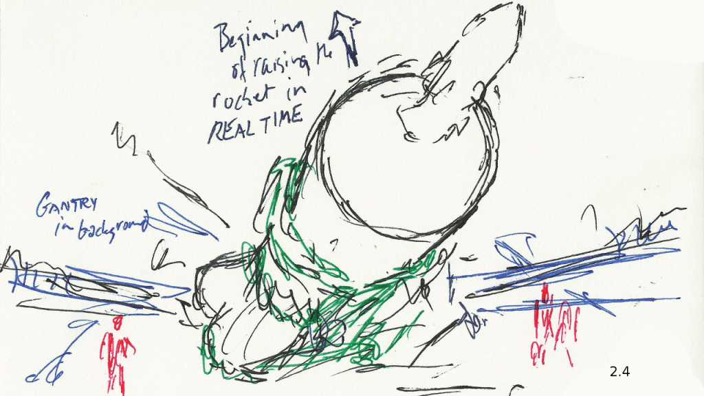 Storyboard: Soyuz on TE Going to the Pad