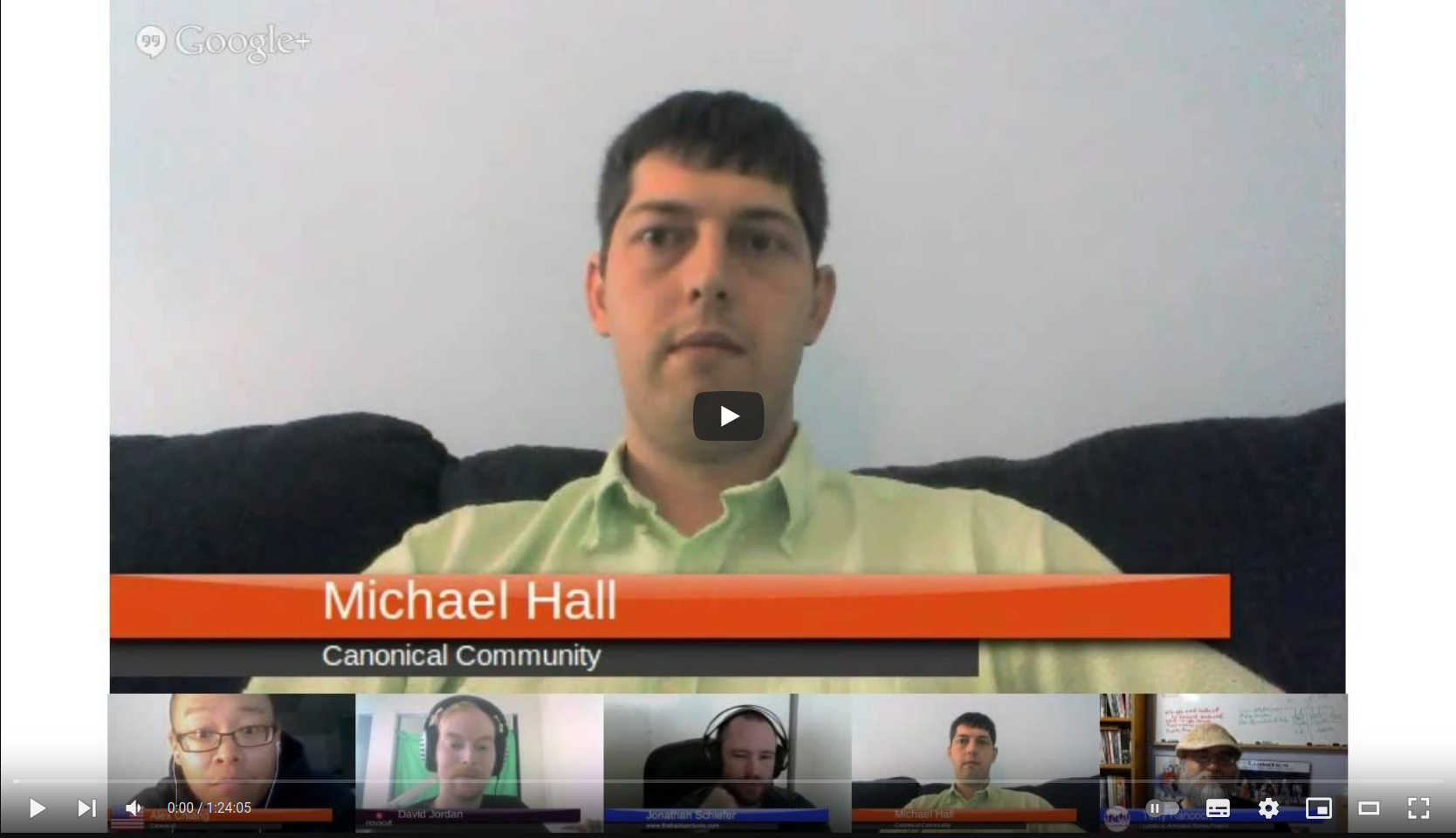 Google Hangout on Air along with “Ubuntu Edge” and “Algorithm” projects
