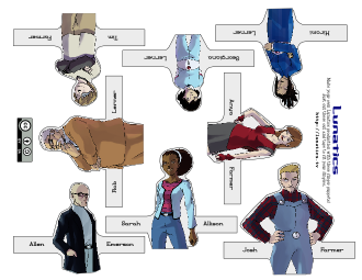 Get a free set of official Lunatics! finger puppets