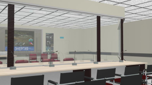 Nearly-complete 'Aquarium Room' set at Baikonur Cosmodrome