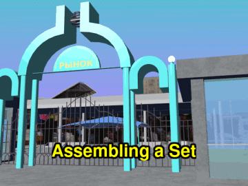 Central Market – Layered Set with Backdrop Central Market Build-Up ("Lunatics!" Project / CC By-SA 3.0)