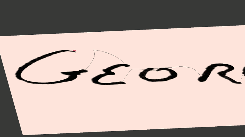 Brush Animation Out of Plane