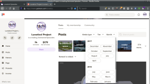 Patreon Screen Capture