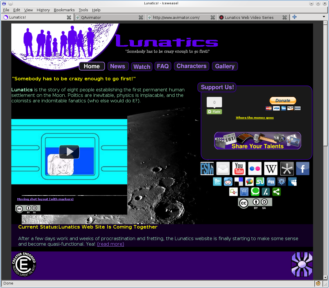 Lunatics Project History – Part 2: Vision (2009-2011)