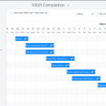 Vikunja with Gantt chart view.