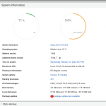 Webmin is an older server management software that works through the web