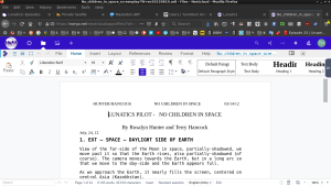 Collabora ODT editor interface in Nextcloud