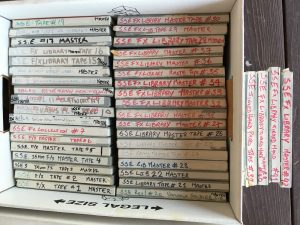 Tapes from FX collections.