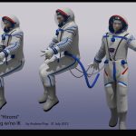 Spacesuited Hiromi (Andrew Pray)