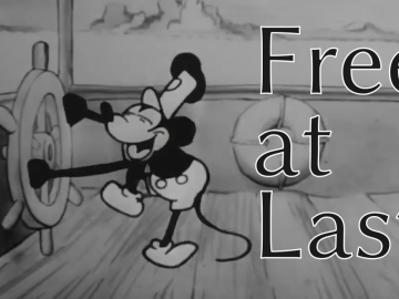 New Years 2024 Steamboat Willie is Free at Last!