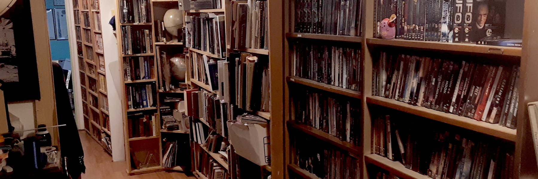 Our Library with Books and Movies Library with Books and Movies