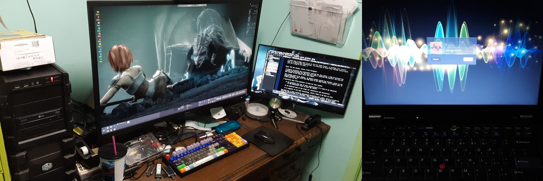 Workstation and Laptop