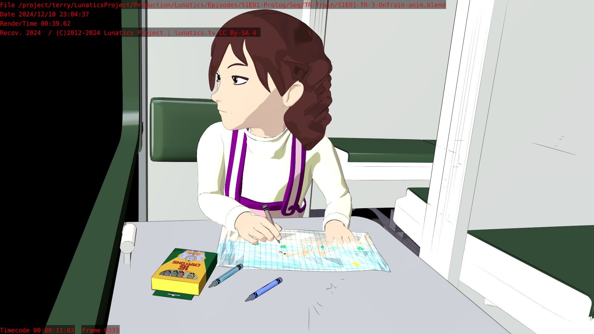 Crunch Time 2024: Where to Find Updates Georgiana Drawing on Train