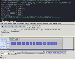 Demo of Morse Master