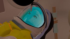 Weird lighting blooper of Georgiana