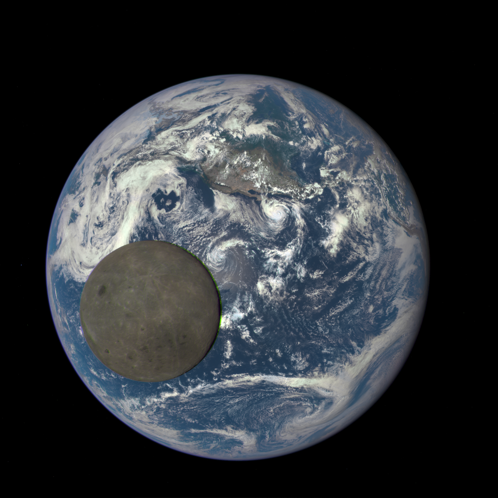 Earth with Moon (Far Side)