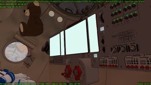 Soyuz Console, blank, because Video Texture is missing.