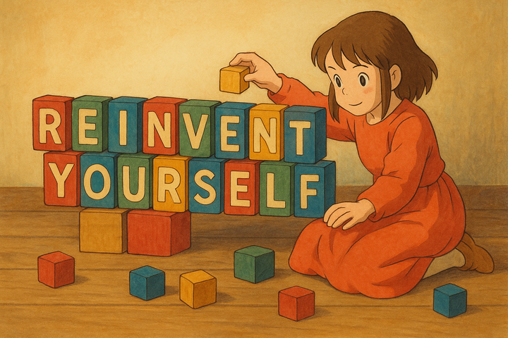 Reinvent Yourself Ghibli-fied Art-like Image