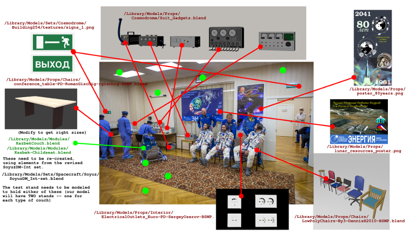 Aquarium Room Set Props Key #1