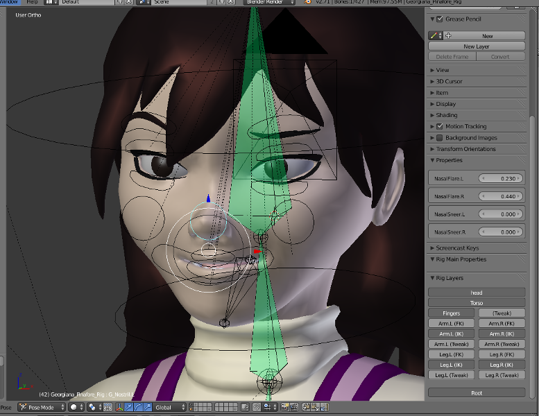Georgiana Face Rig