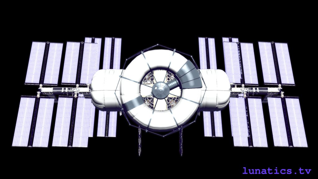 Space Station Alpha 2040 - BACK View