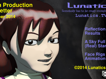 November 2014 Newsletter Nov 2014 Cover with Georgiana Lerner and Moon