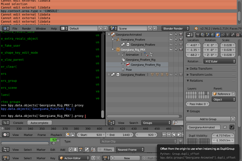 Armature Proxy Name Problem