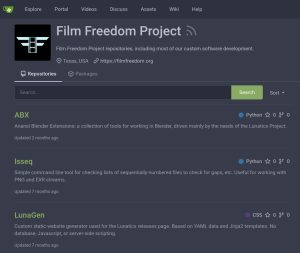 Film Freedom Project Gitea