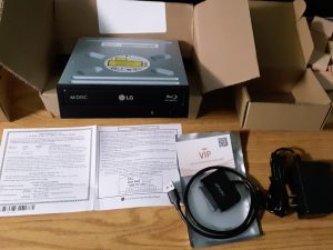 M-Disc Burner with USB Adapter