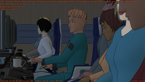 Long-lens view of capcom from side, with additional controllers in frame.