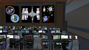 View from back right of MIssion Control
