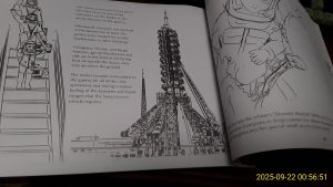 Inside pages of coloring book.