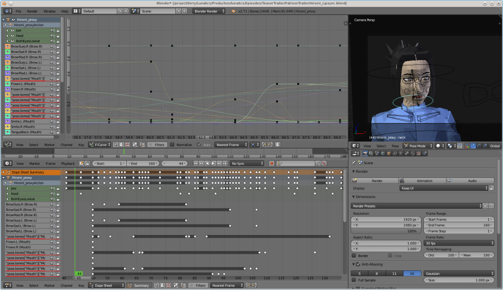Dope Sheet and Graph Editor
