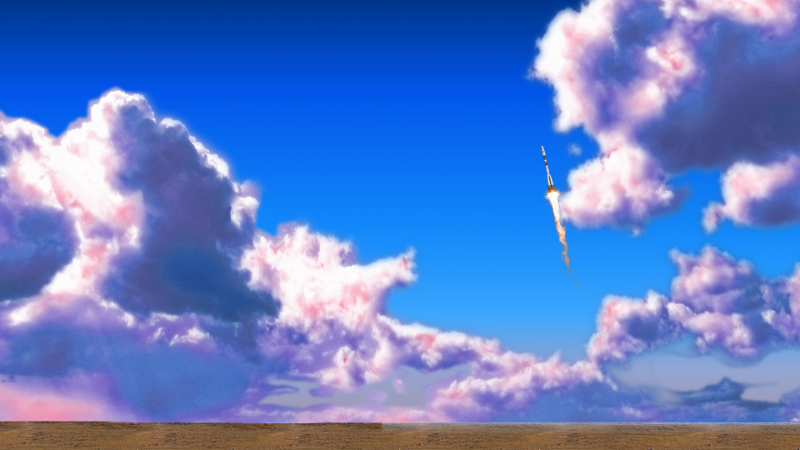 Candyfloss Clouds Backdrop