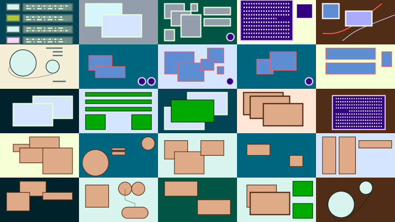 25 Monitors Drawn in Inkscape