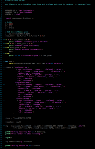 Worklog script using FFMPEG