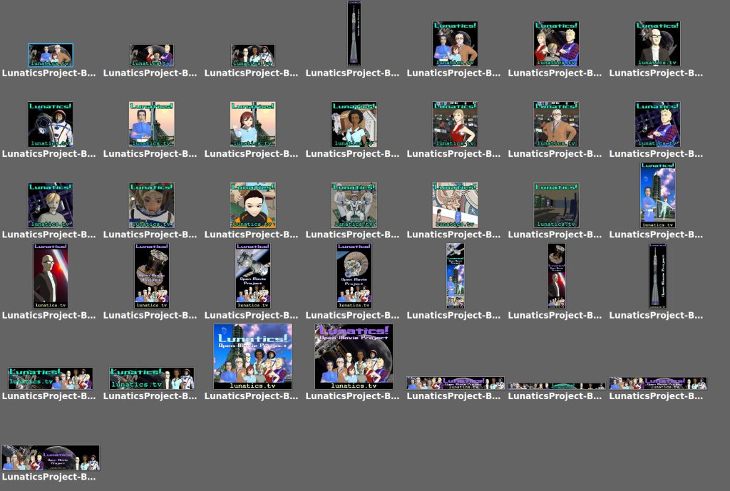 ComicAd.net sized promo art for Lunatics